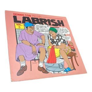 Dennis Star Presents Labrish Vol‎ 3 Various Artist Vinyl Record LP Jamaica